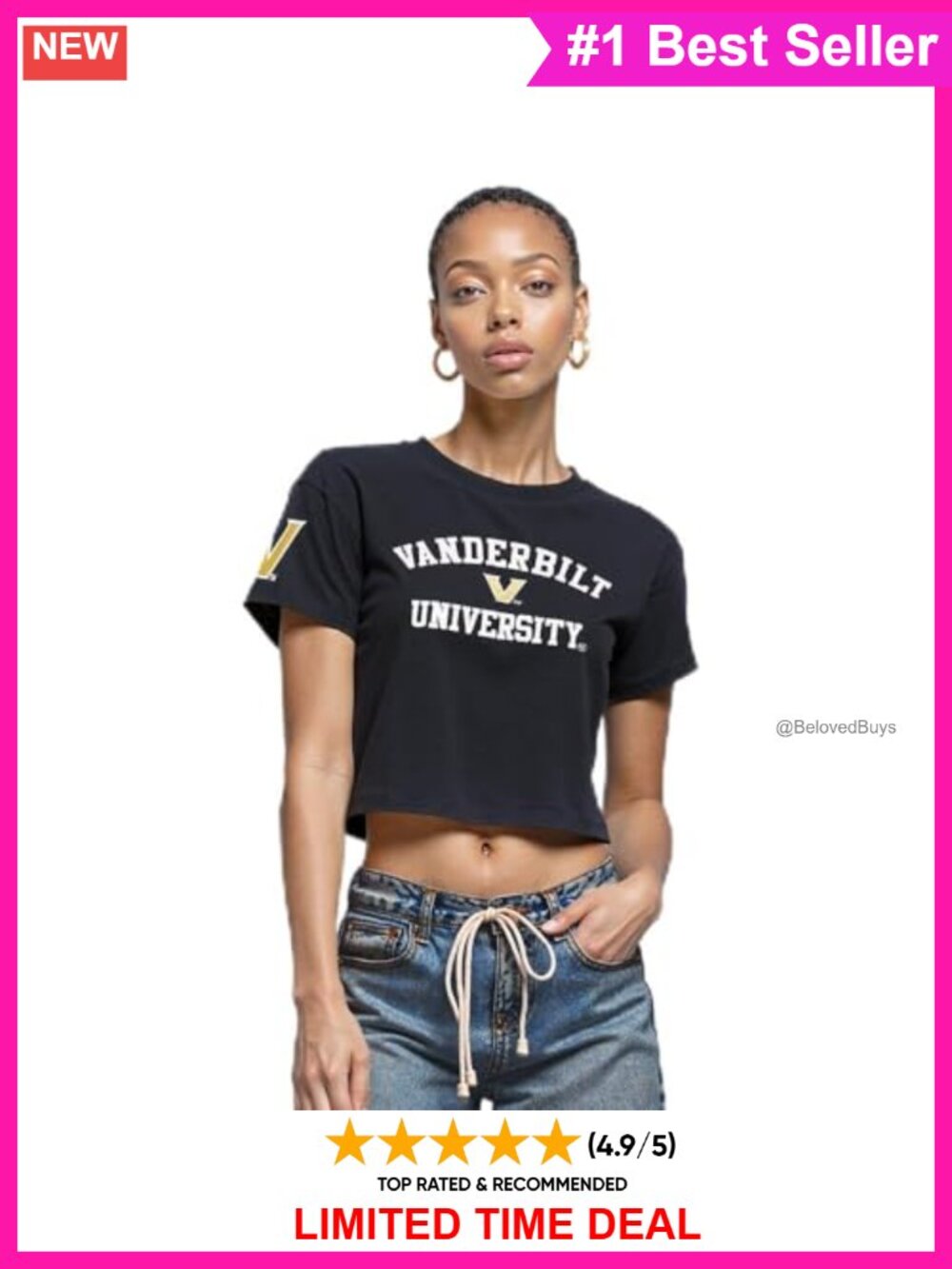 Womens College Classic Essentials Cotton Short Sleeve Boxy Tee